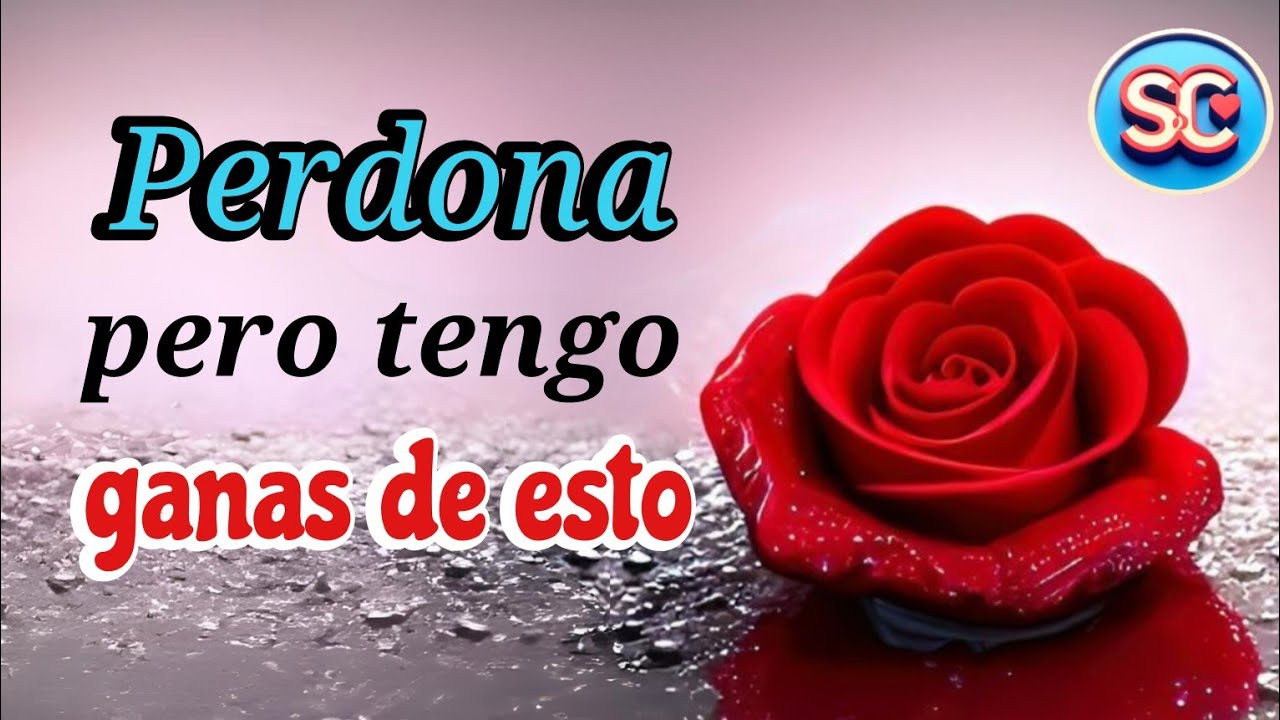 Perdóname amor pero hoy tengo ganas de ESTO