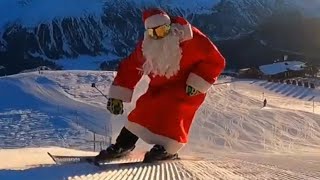 Santa Klaus Seb Fiol is coming to town from  St Moritz 👍❄️😀🇨🇭Merry Christmas to all of you 👍