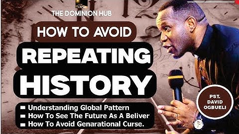 HOW TO AVOID REPEATING HISTORY | Dr David Ogbueli | #pastordavidogbueli #jesus #history #video #fyp 