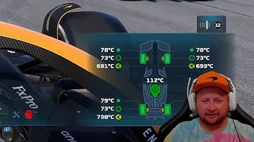 how to warm up your tyres on f1 22