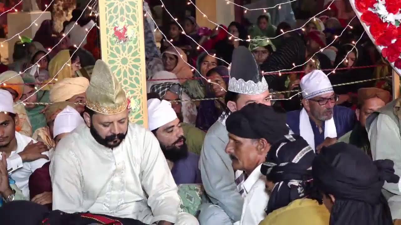 عرس مبارک کے موقع پر رفیق ڈیڑھ قوال کی حاضری