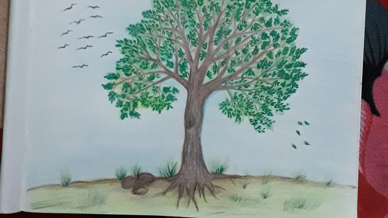 Top more than 178 neem tree drawing easy super hot