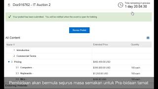 Participating in auctions