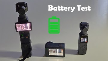 DJI Osmo Pocket 3 VS Action 4 | BATTERY TEST - W/WO Battery Handle (VS Osmo Pocket 1)