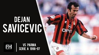 Dejan Savicevic ○ Skills ○ AC Milan 0-1 Parma ○ Serie A 1996-97