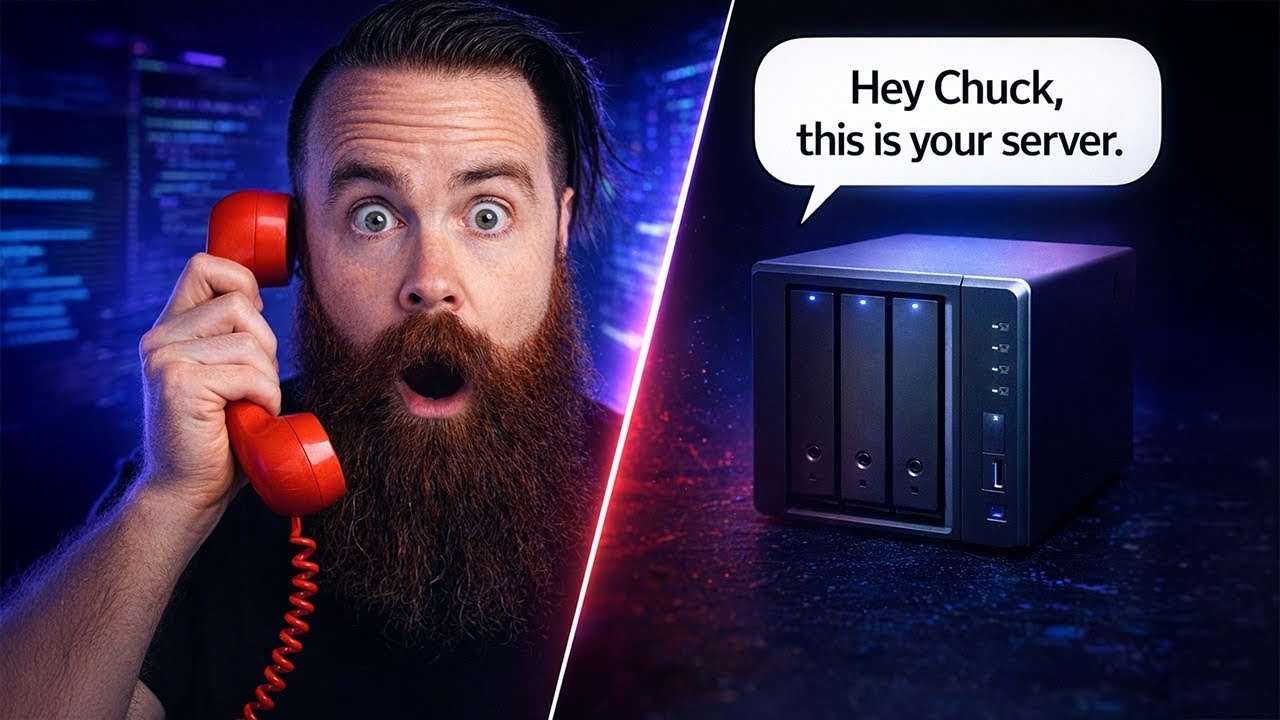 I gave my server a phone number    it called me!!