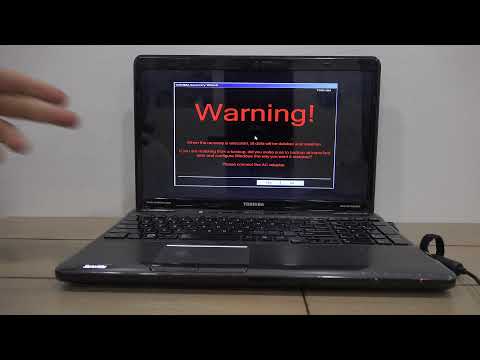 Video: Paano ko i-factory reset ang aking Toshiba Satellite c655?