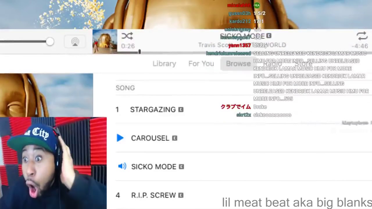 Dj Akademiks Sicko Mode Full Reaction