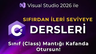 C# Dersleri: C# Class Oluşturma | Class ve Object | C# Sınıflar ve Nesneler
