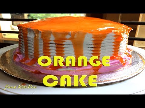 ORANGE GLAZE CAKE | EASY HOME MADE CAKE WITHOUT OVEN I PRESSURE COOKER CAKE