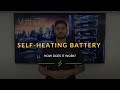 How does the selfheating function of the volthium battery work