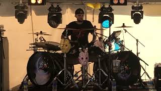 Lunacy - Drum Solo by drummer Andy Zuraw, Washington County Fair, Wisconsin, 7-28-2023