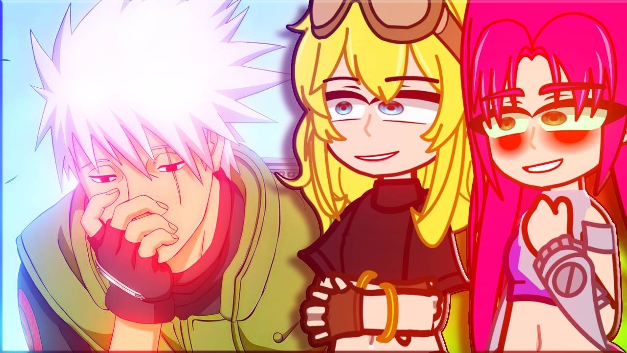 🇺🇸/🇧🇷 Teen Titans Go React to Robin As Kakashi Hatake – Gacha React