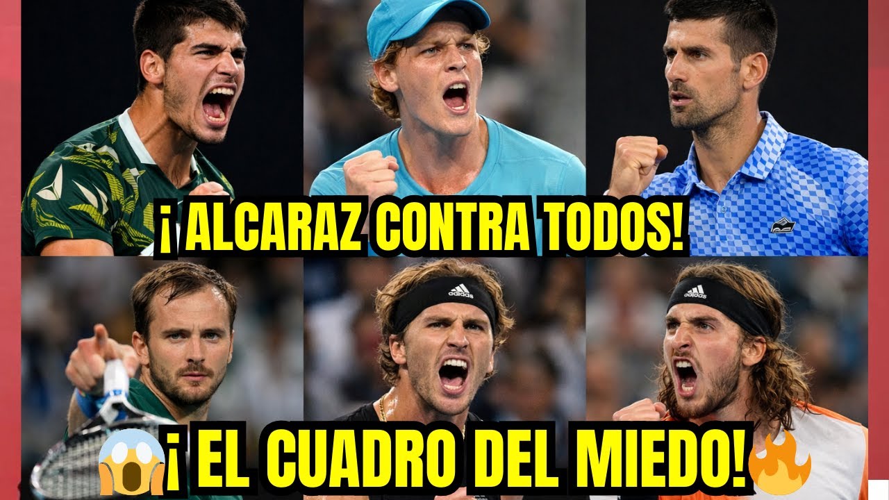 🚨 OPEN DE AUSTRALIA 2026: EL CUADRO QUE ASUSTA AL CIRCUITO 😱 ¿QUIÉN PUEDE FRENAR A ALCARAZ?