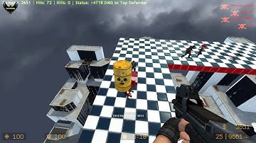 ZOMBIE ESCAPE MOD ON COUNTER-STRIKE: SOURCE, MAP: ZE_madness, CSS
