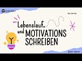 Seminar Lebenslauf und Motivationsschreiben