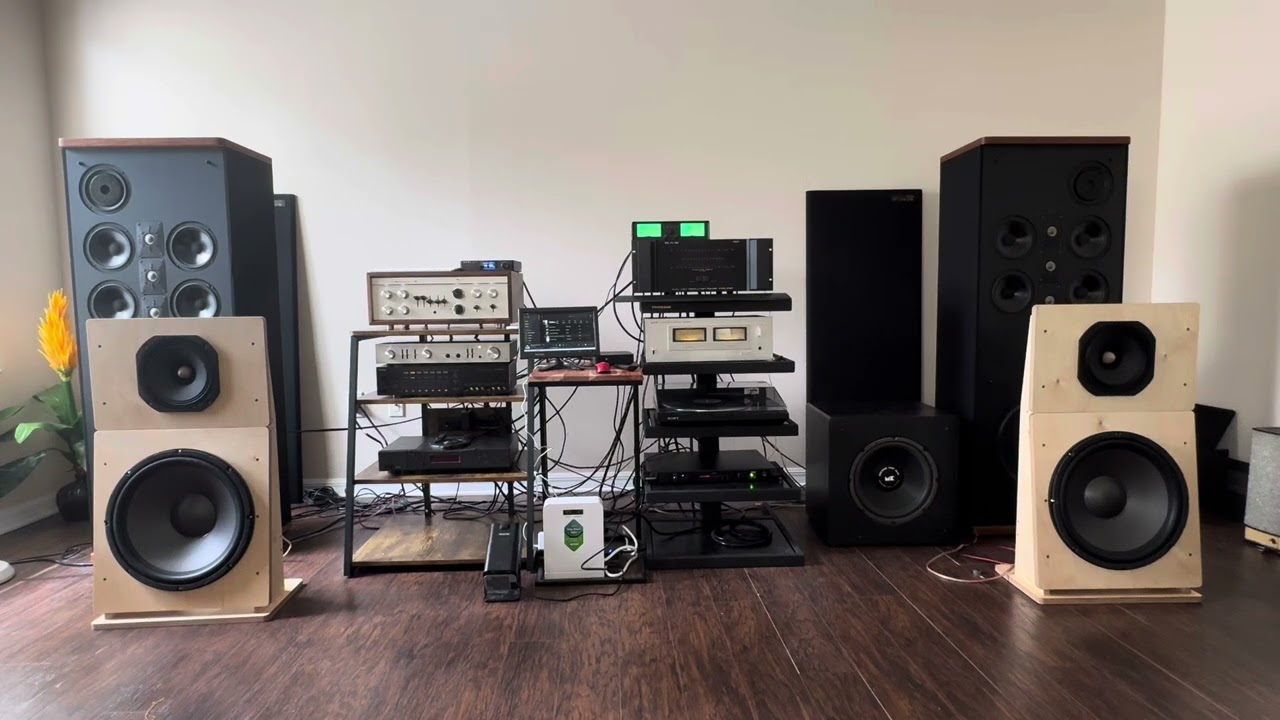 Open Baffle speakers sound test