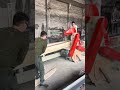 Sliding table saw for woodworking log cut #woodworking #woodcutting #woodsaw