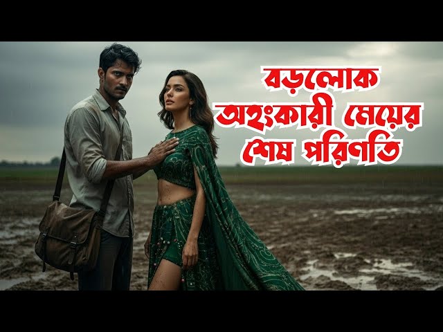 বড়লোকের অহংকারী মেয়ে | অহংকার ভাঙল এক গরীব ছেলের কাছে | পরিণতি দেখে শিক্ষা নিন | GolpoFlixx