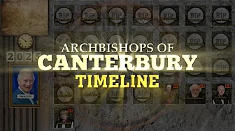 Archbishops of Canterbury Timeline (Matthew Parker to Sarah Mullally)