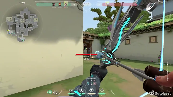 Trick shot #sova gets 3HP #clutch #valorant4k #valorant #yugeno #valorantclips #gaming #yugenogaming