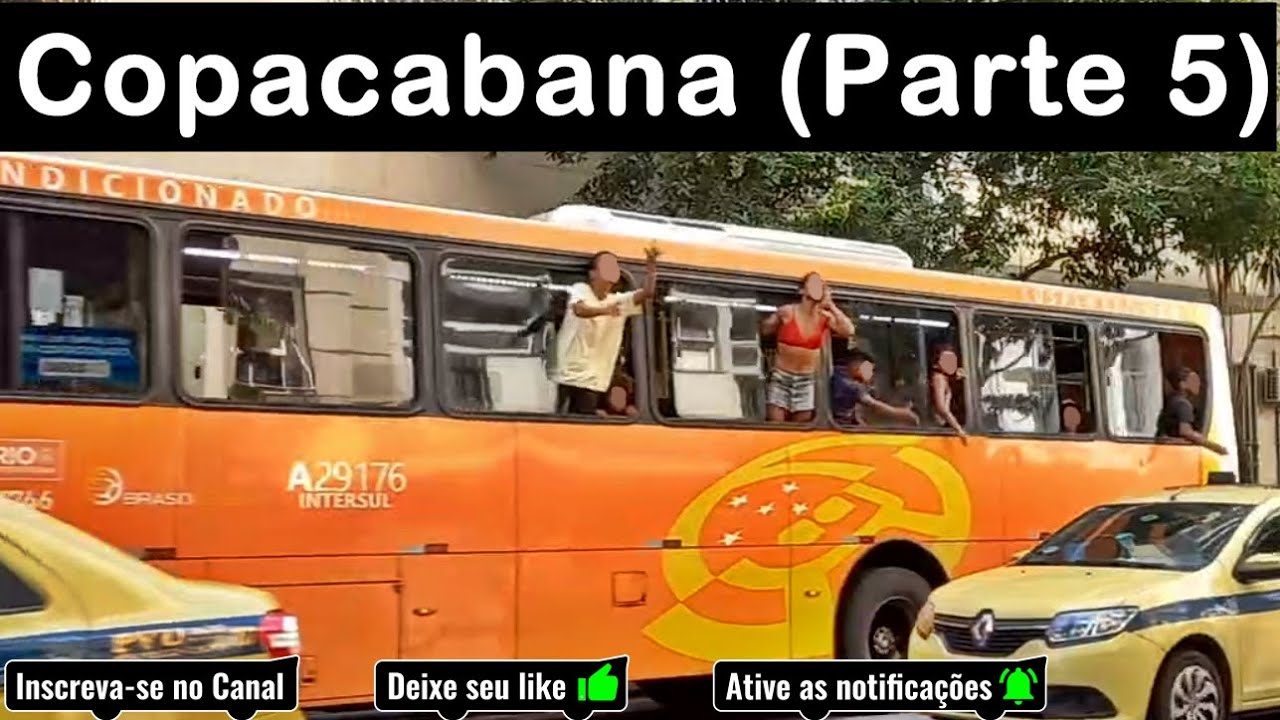 7 de Setembro em Copacabana - Movimentação de ônibus urbano - feriado da Independência do Brasil