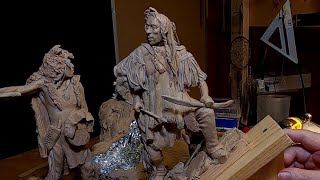 THE HUNTED Sculpting Hands of the Warrior on the Rock
Heres a link to a review of my 9 streaming Instructional Videos, on How to Sculpt in Clay, for you to look over. At the end of each review, I show you how to purchase one, two or all my videos at the end of each video.
https://adayinthelifeofalemon.blogspot.com/2021/03/david-lemons-dream-catcher-studios.html THE HUNTED Sculpting Hands of the Warrior on the Rock