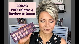 LORAC PRO Palette 4 Review + Swatches + Demo