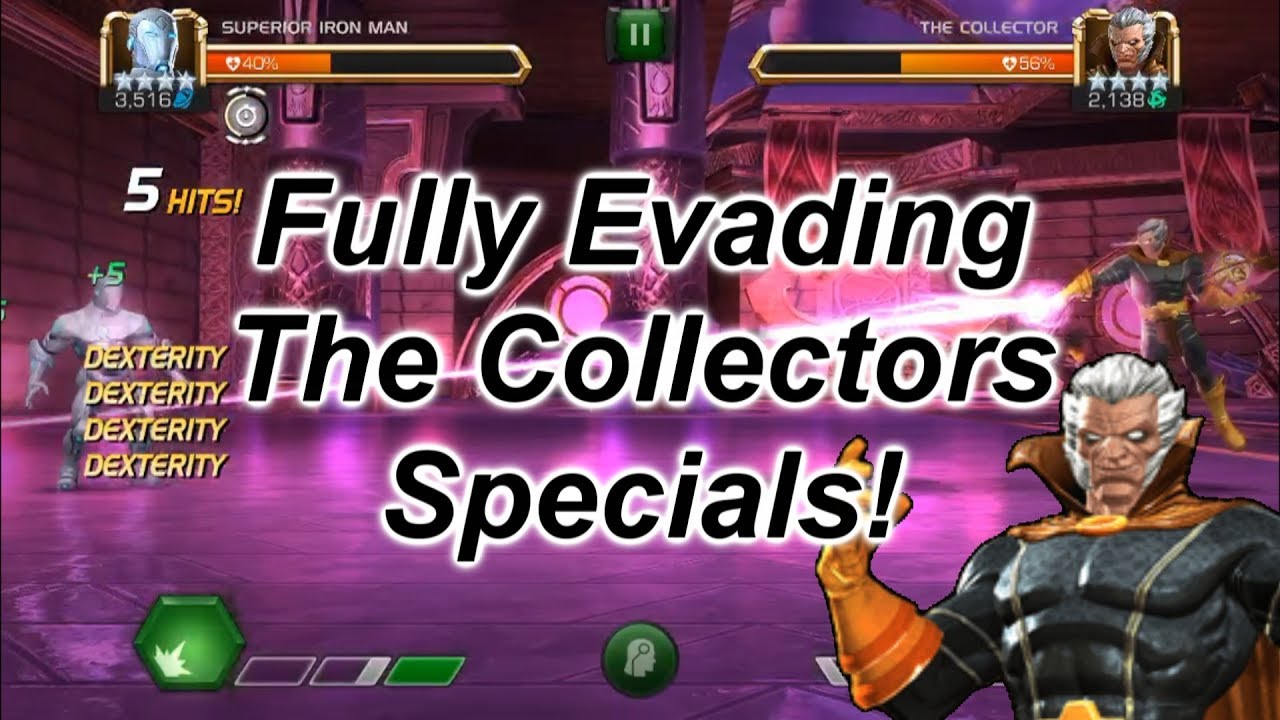 Fully Evading The Collectors Special Attacks! - Marvel Contest Of Champions