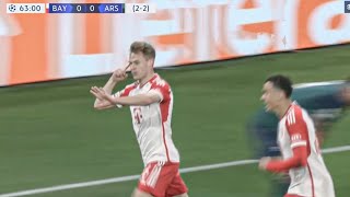 Joshua Kimmich Goal vs Arsenal | Bayern Munich vs Arsenal.