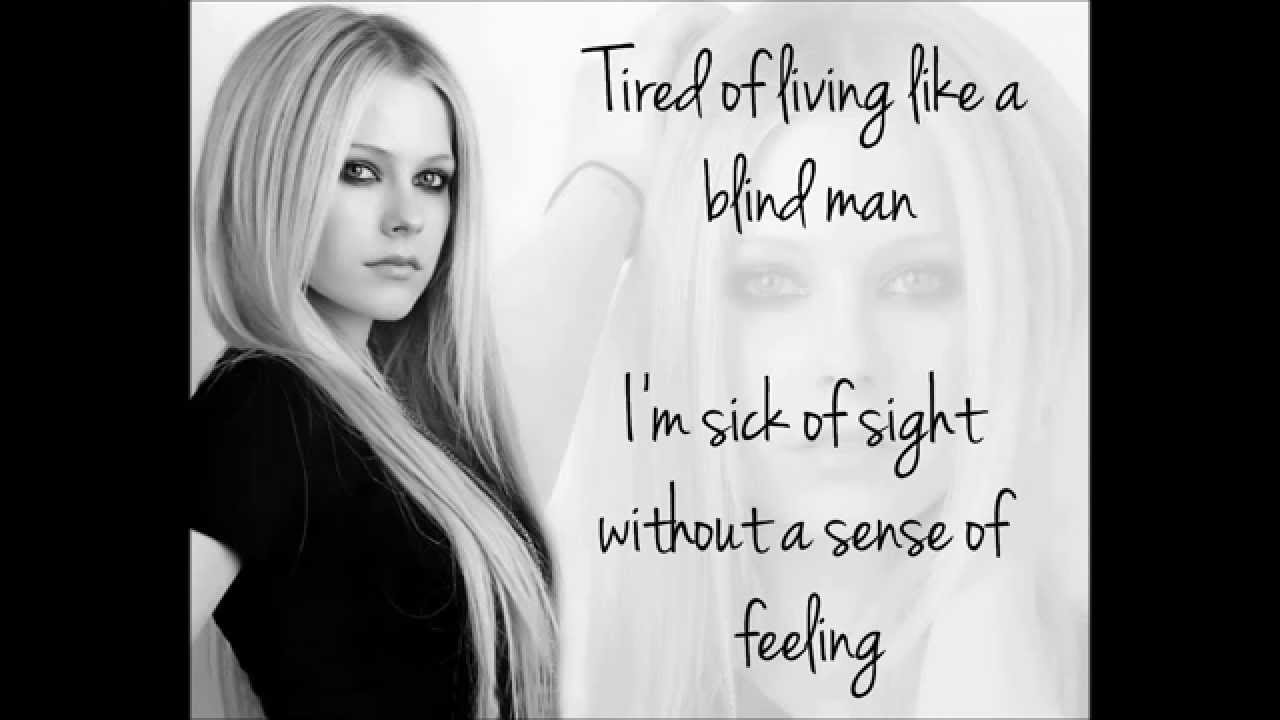 How You Remind Me - Avril Lavigne + Lyrics (on screen)