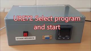 URE72 Kiln Controller  Stop Start program