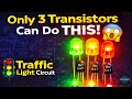 Automatic Traffic Light Without Arduino 🚦 | 3 Transistor Project 