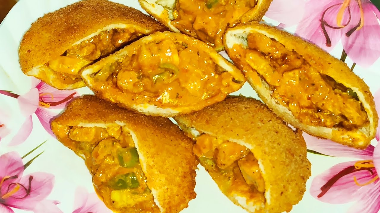  🌙 Ramzan Special: Creamy Chicken Bread Pockets Recipe | Crispy Iftar Snack ! Chicken Pocket 