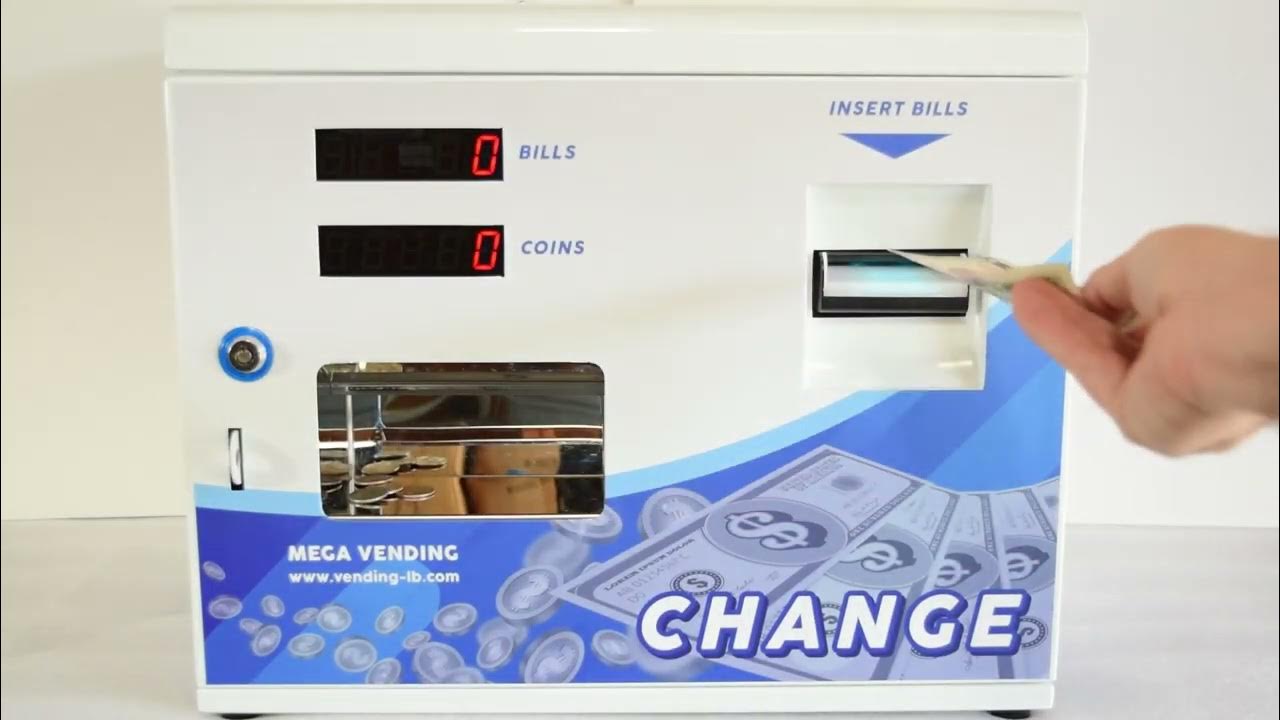 Dollar Bill Changer Coin Vending Machine coin change vending, Laundry ...