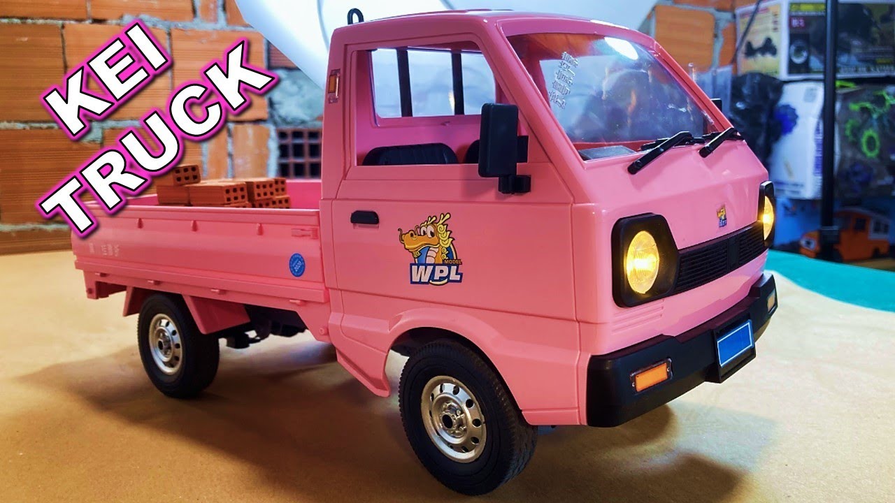WPL D12 Suzuki Carry 1/10 Scale RC Kei Truck - YouTube