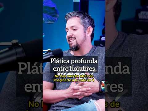 Plática profunda entre hombres.