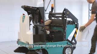 AGILE MAX 108-109: SPAZZATRICE UOMO A BORDO / RIDE-ON SWEEPER | MP-HT