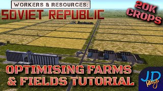 Farming Explained & Efficient Layout for 20K Crops ⛏️ Workers & Resources ☭ Tutorial screenshot 2