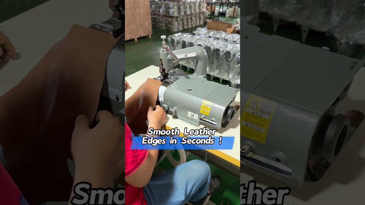 How to get the perfect edge on leather using the REER 801 Leather Skiving Machine？