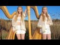 CARRY ON WAYWARD SON (Kansas) Harp Twins, Camille and Kennerly HARP ROCK