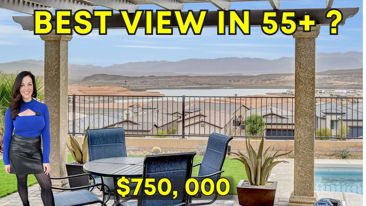 Лучший вид на озеро Дел Уэбб в Лас-Вегасе? Экскурсия по дому и удобствам для людей старше 55 лет.