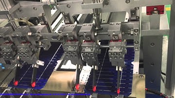 Cut Cell Tabber and Stringer machine from Sunnyworld (Solar panel manufacturing equipment)