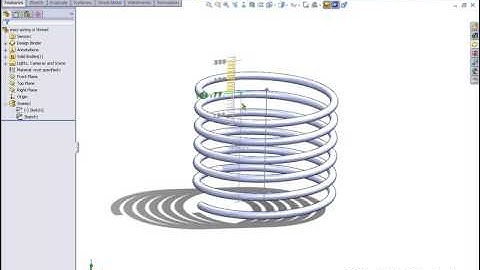 Easy Springs and Threads in SolidWorks