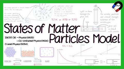 States of matter and Particles model for IGCSE, GCSE, GCE O level Physics