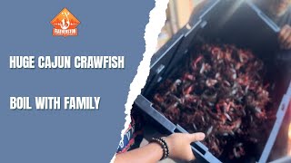 Get In On This Huge Cajun Crawfish Boil With Our Family!