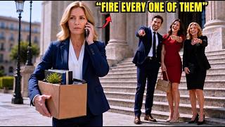 After Being Fired, the Female Billionaire Made One Call: “Fire Every One of Them!”