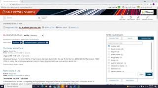 Searching in Gale Power Search