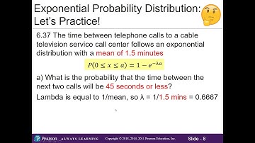 6.2 Exponential Probability Distribution