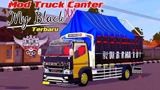 Mod Truck Canter My Black Terbaru || Bus Simulator Indonesia